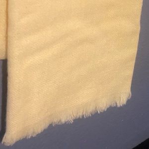 Butter Yellow Cashmere Scarf